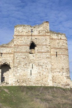 Bulgaristan 'ın Haskovo Bölgesi Matochina köyü yakınlarındaki Ortaçağ Bukelon Kalesi kalıntıları