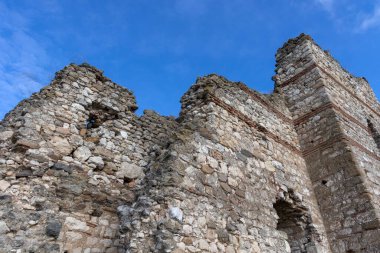 Bulgaristan 'ın Haskovo Bölgesi Matochina köyü yakınlarındaki Ortaçağ Bukelon Kalesi kalıntıları