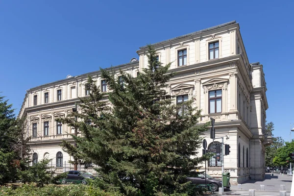 Бухарест Румыния Августа 2021 Года Типичная Улица Здание Центре Бухареста — стоковое фото