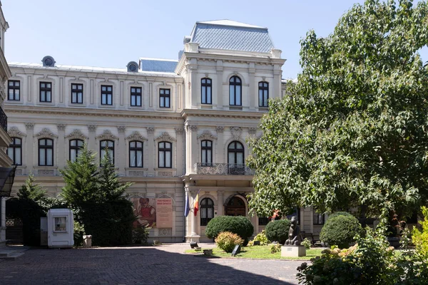 Bucharest Roménia Agosto 2021 Rua Típica Edifício Centro Cidade Bucareste — Fotografia de Stock