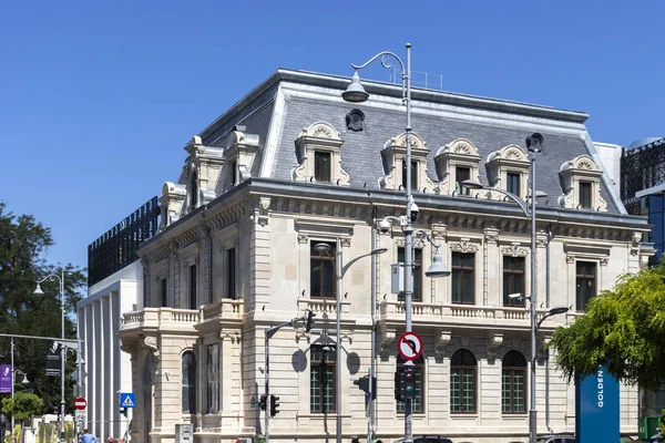 Bukarest Rumänien August 2021 Typische Straße Und Gebäude Zentrum Von — Stockfoto