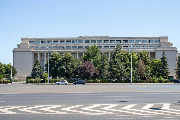 Bucharest Romania Ağustos 2021 Romanya Nın Bükreş Kentinin Merkezinde Tipik — Stok fotoğraf