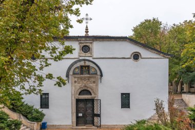 PLEVEN, BULGARIA - 8 Kasım 2020: Bulgaristan 'ın Plevne kentinin Panoraması