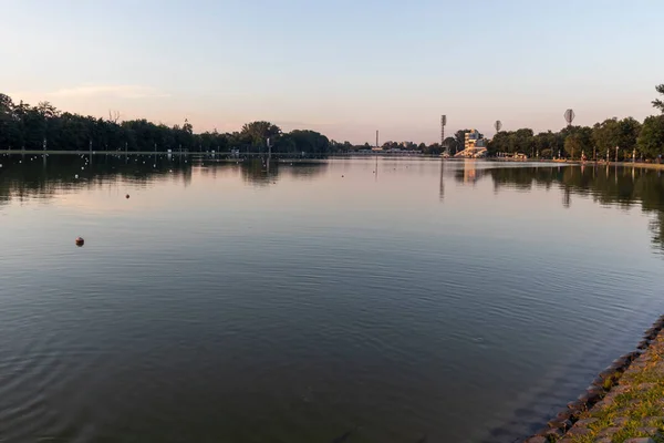 Sunset View Rowing Venue City Plovdiv Bulgaria — ストック写真