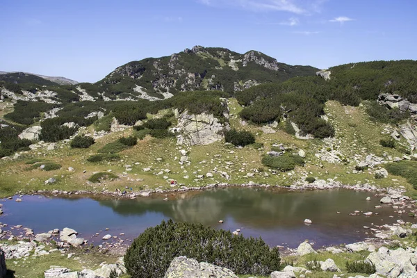 Καταπληκτικό Τοπίο Του Βουνού Ρίλα Κοντά Τρομακτικό Λίμνη Βουλγαρία — Φωτογραφία Αρχείου