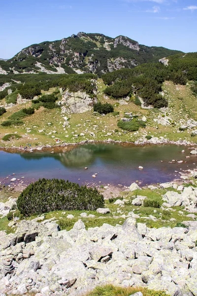 Pemandangan Gunung Rila Yang Menakjubkan Dekat Danau Yang Menakutkan Bulgaria — Stok Foto