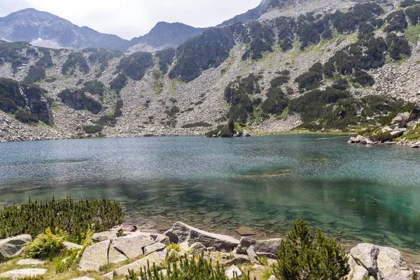 Erstaunliche Sommerlandschaft Des Pirin Gebirges Und Des Banderitsa Sees Bulgarien — Stockfoto