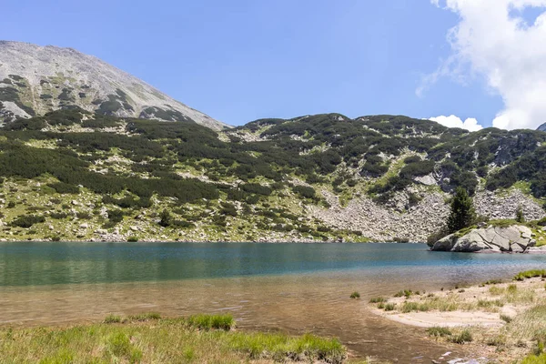 Paisagem Verão Incrível Pirin Mountain Fish Banderitsa Lago Bulgária — Fotografia de Stock
