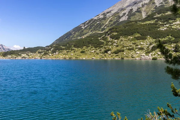 Increíble Paisaje Verano Montaña Pirin Lago Fish Banderitsa Bulgaria — Foto de Stock