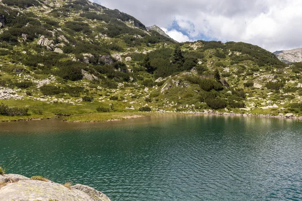 Amazing Summer Landscape Pirin Mountain Fish Banderitsa Lake Bulgaria — Stok Foto