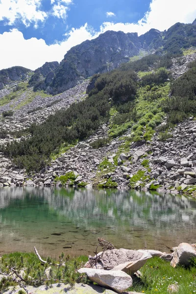 Niesamowity Letni Krajobraz Góry Pirin Jeziora Fish Banderitsa Bułgaria — Zdjęcie stockowe
