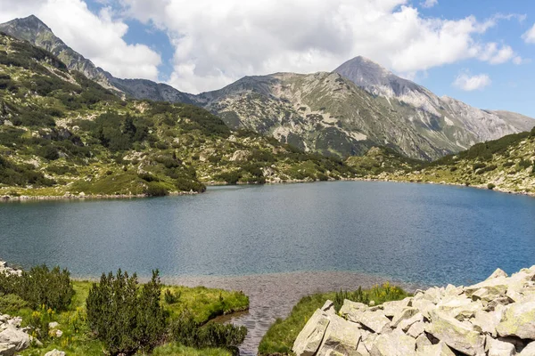 Incredibile Estate Paesaggio Pirin Mountain Pesce Lago Banderitsa Bulgaria — Foto Stock