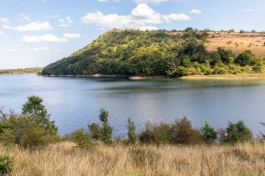 Bulgaristan 'ın Krapets Barajı, Lovech Bölgesi Panoramik Görünümü