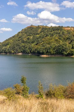Bulgaristan 'ın Krapets Barajı, Lovech Bölgesi Panoramik Görünümü