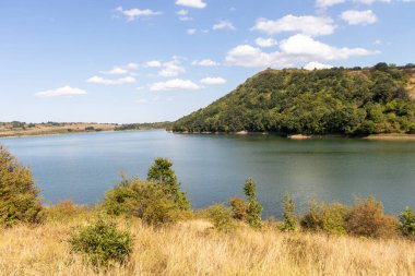 Bulgaristan 'ın Krapets Barajı, Lovech Bölgesi Panoramik Görünümü