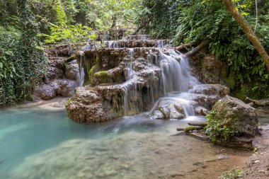 Kruşuna Şelaleleri, Lovech bölgesi, Bulgaristan 'ın inanılmaz manzarası