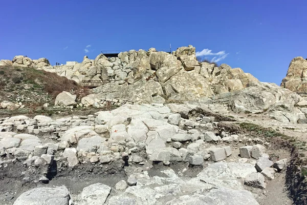 Ruinen Der Archäologischen Stätte Von Perperikon Kardzhali Region Bulgarien — Stockfoto