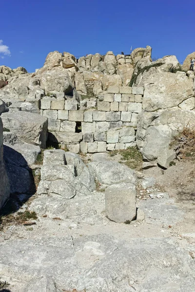 Руины Археологического Памятника Перперикона Регион Карджали Болгария — стоковое фото