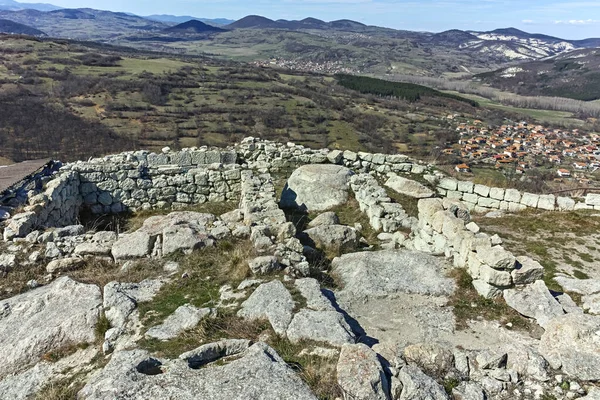 Ruïnes Van Archeologische Vindplaats Perperikon Kardzhali Bulgarije — Stockfoto