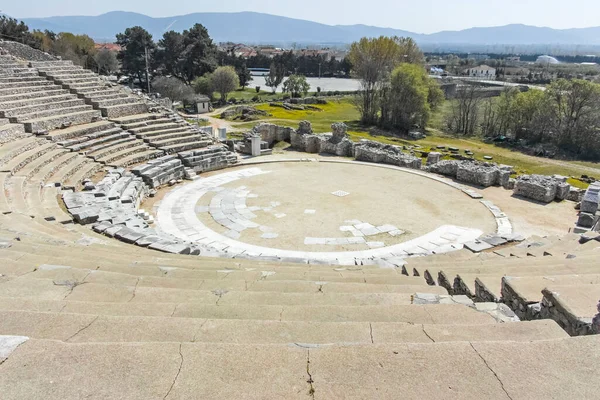 Ruiny Antycznego Miasta Philippi Wschodniej Macedonii Tracja Grecja — Zdjęcie stockowe