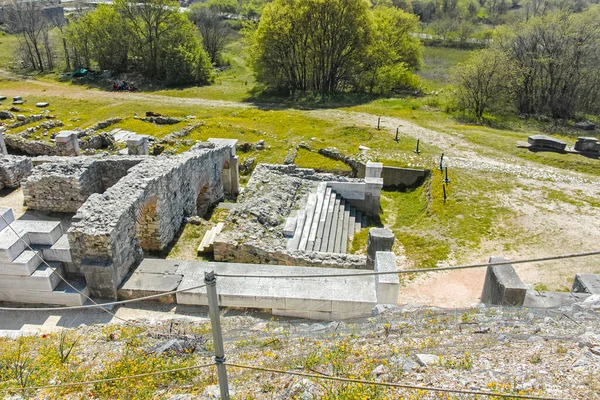 Ruinas Antigua Ciudad Filipos Macedonia Oriental Tracia Grecia — Foto de Stock