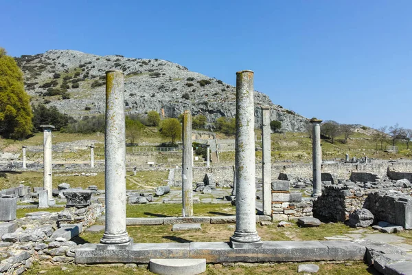 Ruins Antique City Philippi Eastern Macedonia Thrace Greece — Stock Photo, Image