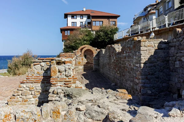 Nessebar Bulgaria August 2018 Typical Building Street Old Town Nessebar — Stock Photo, Image