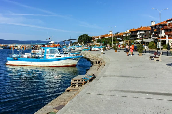 Nessebar Bulgaria August 2018 Typical Building Street Old Town Nessebar – stockfoto