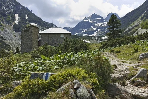 Amazing Summer Landscape Rila Mountain Malyovitsa Peak Bulgaria Rechtenvrije Stockfoto's