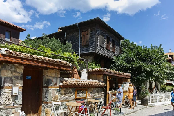 Sozopol Bulgaria August 2018 Typical Street Building Old Town Sozopol — Stock Photo, Image