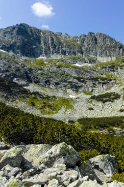 Amazing Landscape of Rila Mountain near The Scary lake and Kupens peaks, Bulgaria