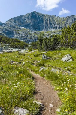 Amazing Landscape of Rila Mountain near The Scary lake and Kupens peaks, Bulgaria