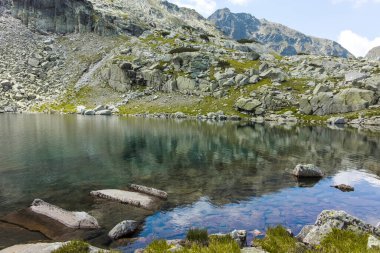 Amazing Landscape of Rila Mountain near The Scary lake and Kupens peaks, Bulgaria