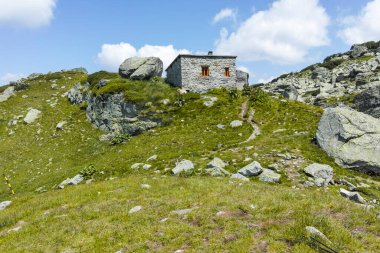 Amazing Landscape of Rila Mountain near The Scary lake and Kupens peaks, Bulgaria