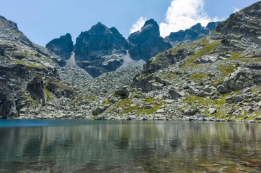 Amazing Landscape of Rila Mountain near The Scary lake and Kupens peaks, Bulgaria