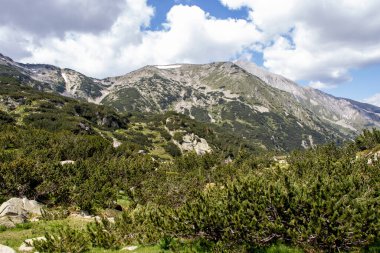 Bulgaristan 'ın Muratovo Gölü yakınlarındaki Pirin Dağı' nın İnanılmaz Yaz manzarası