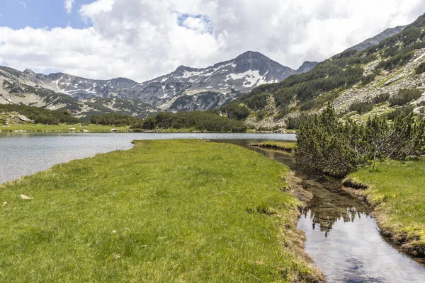Amazing Summer Landscape Pirin Mountain Muratovo Lake Bulgaria — Stock Photo, Image