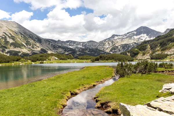 Amazing Summer Landscape Pirin Mountain Muratovo Lake Bulgaria — Stock Photo, Image