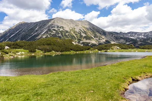 Amazing Zomer Landschap Van Pirin Mountain Buurt Van Muratovo Meer — Stockfoto