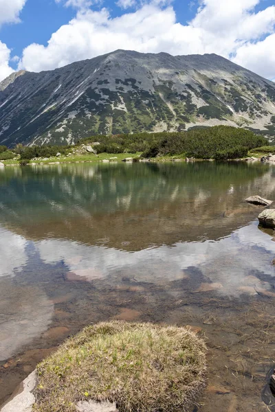Hämmästyttävä Kesämaisema Pirin Mountain Lähellä Muratovo Järvi Bulgaria — kuvapankkivalokuva