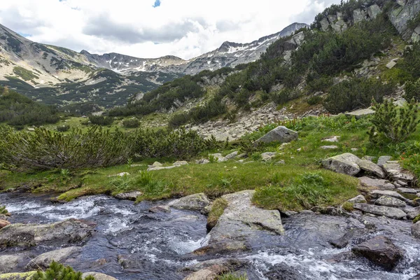 Paisagem Verão Incrível Pirin Mountain Perto Lago Muratovo Bulgária — Fotografia de Stock