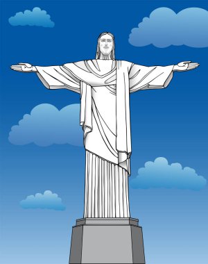 Christ in brazil is a famous monument on the mountain