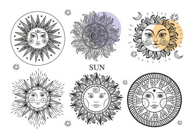 Güneş parlak sarı Sıcak karnaval neşeli