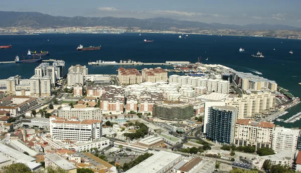 Gibraltar e sua baía — Fotografia de Stock