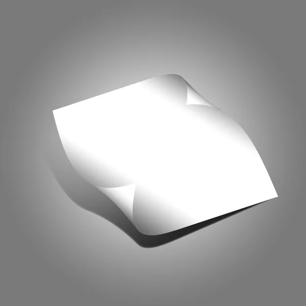 Белый лист — стоковое фото