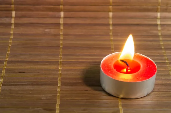 The small candle — Stock Photo, Image