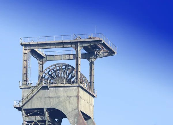 Head frame of mine shafts — Stock Photo, Image