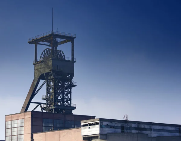 Head frame of mine shafts — Stock Photo, Image