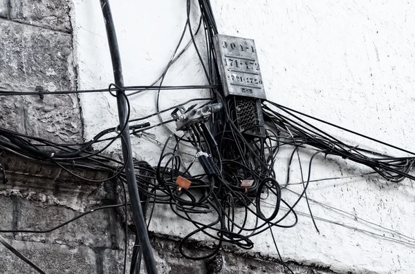 Elektrische Verkabelung — Stockfoto