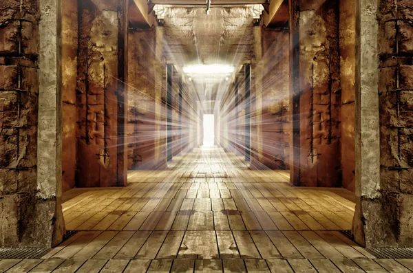 Luce nel corridoio — Foto Stock